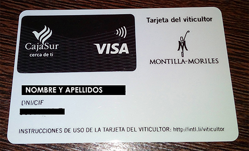 Montilla-Moriles Winegrower Card